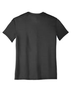 Rear View of Charcoal Port & Co Youth Performance Tee. PC380Y