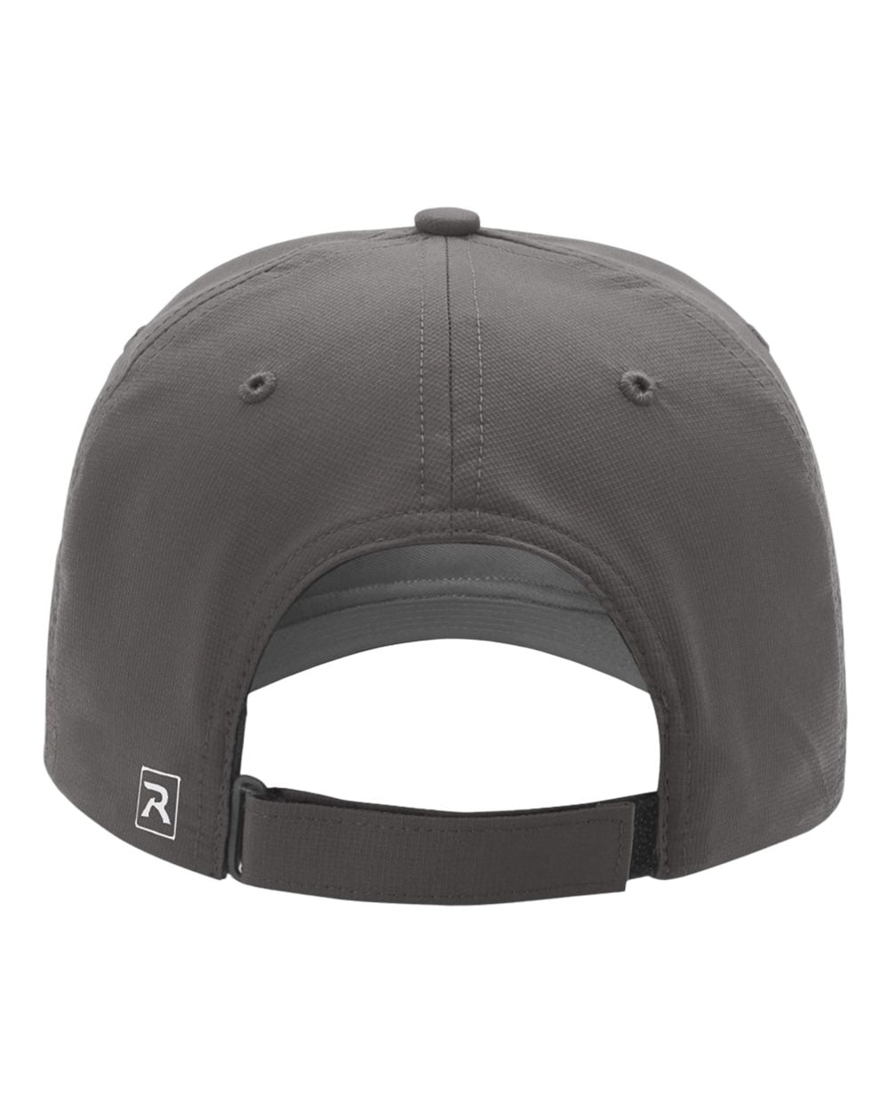 Rear View of Charcoal Relaxed Performance Lite Cap - 220