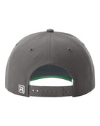 Rear View of Charcoal Surge Snapback Cap - 512