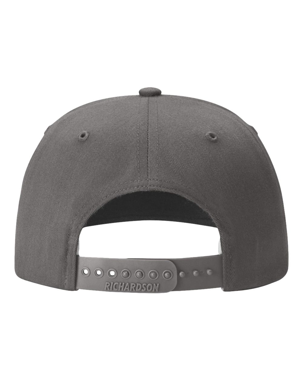 Rear View of Charcoal Twill Back Trucker Cap - 312