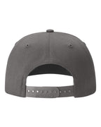 Rear View of Charcoal Twill Back Trucker Cap - 312