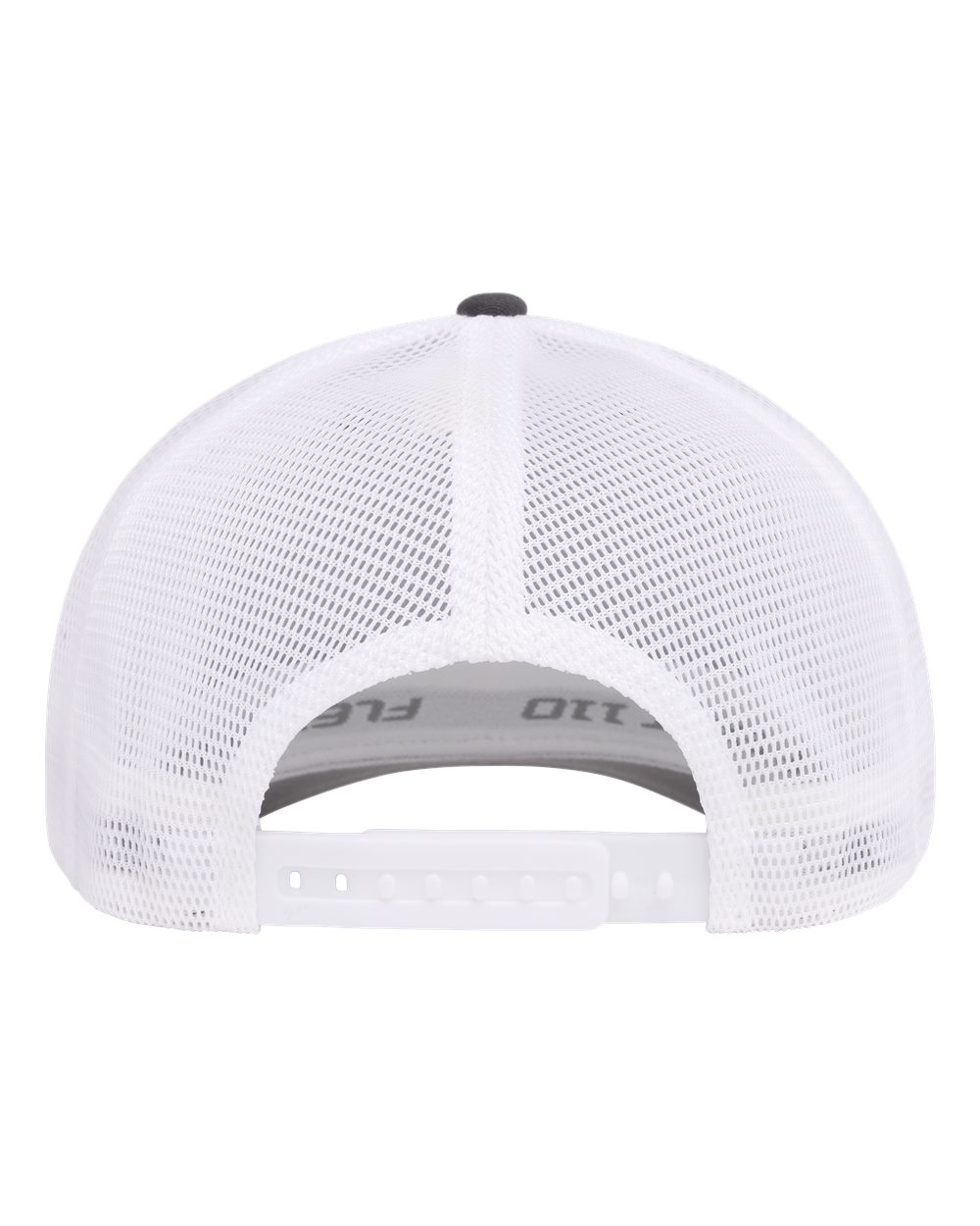 Rear View of Charcoal/ White 110® Mesh-Back Cap - 110M