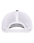 Rear View of Charcoal/ White 110® Mesh-Back Cap - 110M