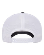 Rear View of Charcoal/ White 110® Recycled Mesh Cap - 110R