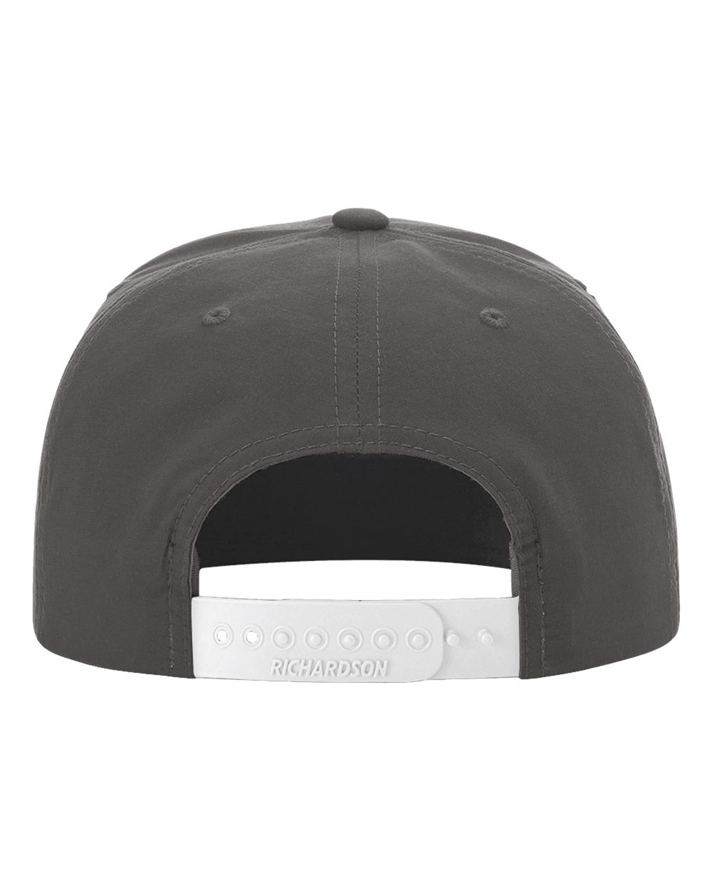 Rear View of Charcoal/ White Umpqua Snapback Cap - 256