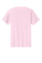 Rear View of ChryBlsm Port & Co Easy Cotton Tee PC43