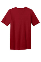 Rear View of Classic Red District Very Important Tee with Pocket. DT6000P