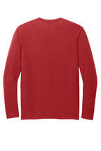Rear View of ClassicRed District Very Important Tee Long Sleeve. DT6200