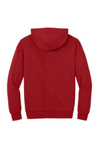 Rear View of ClassicRed District V.I.T. Heavyweight Fleece Hoodie DT6150