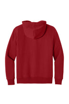 Rear View of ClassicRed District V.I.T. Super Heavyweight Fleece Hoodie DT6600