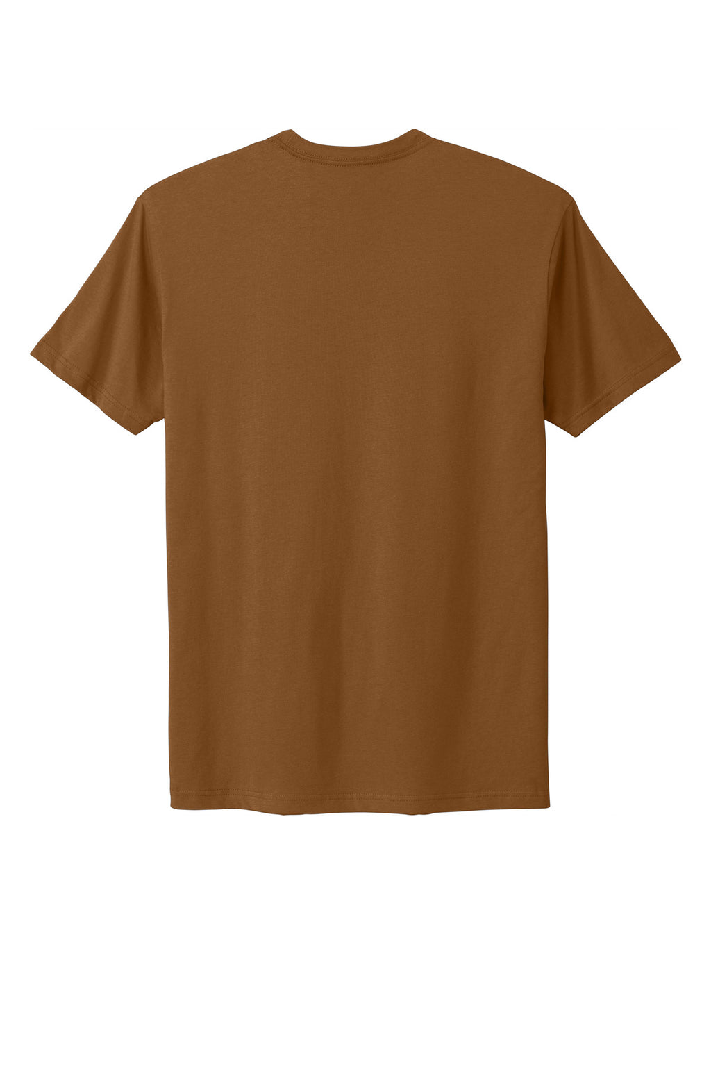 Rear View of Clay Next Level Apparel Adult Cotton Tee. NL3600