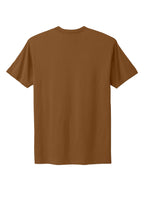 Rear View of Clay Next Level Apparel Adult Cotton Tee. NL3600