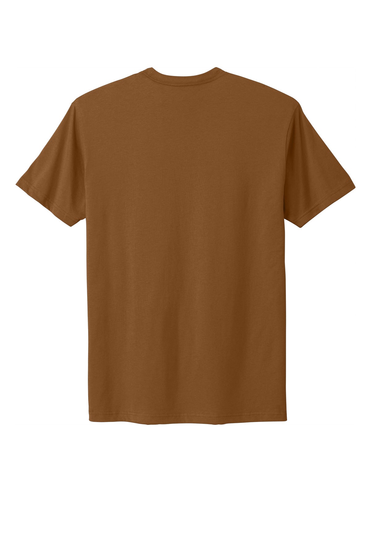 Rear View of Clay Next Level Apparel Adult Cotton Tee. NL3600
