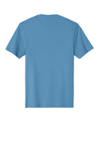 Rear View of Clean Denim District Perfect Weight Tee. DT104