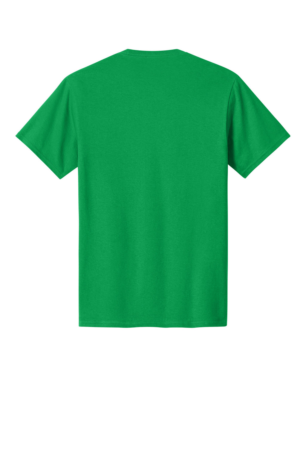Rear View of Clover Green Port & Co Core Cotton Tee. PC54