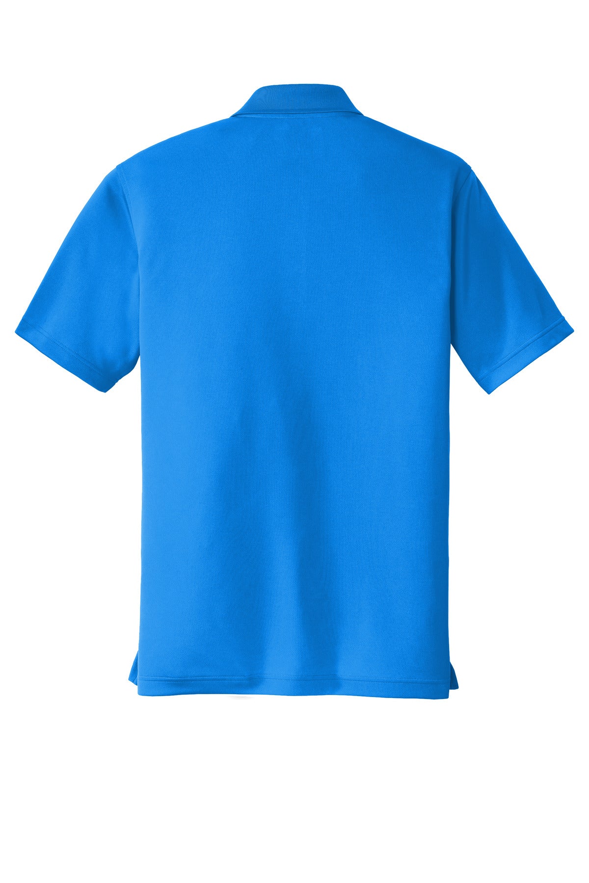 Rear View of Coastal Blue Port Authority Dry Zone UV Micro-Mesh Polo. K110