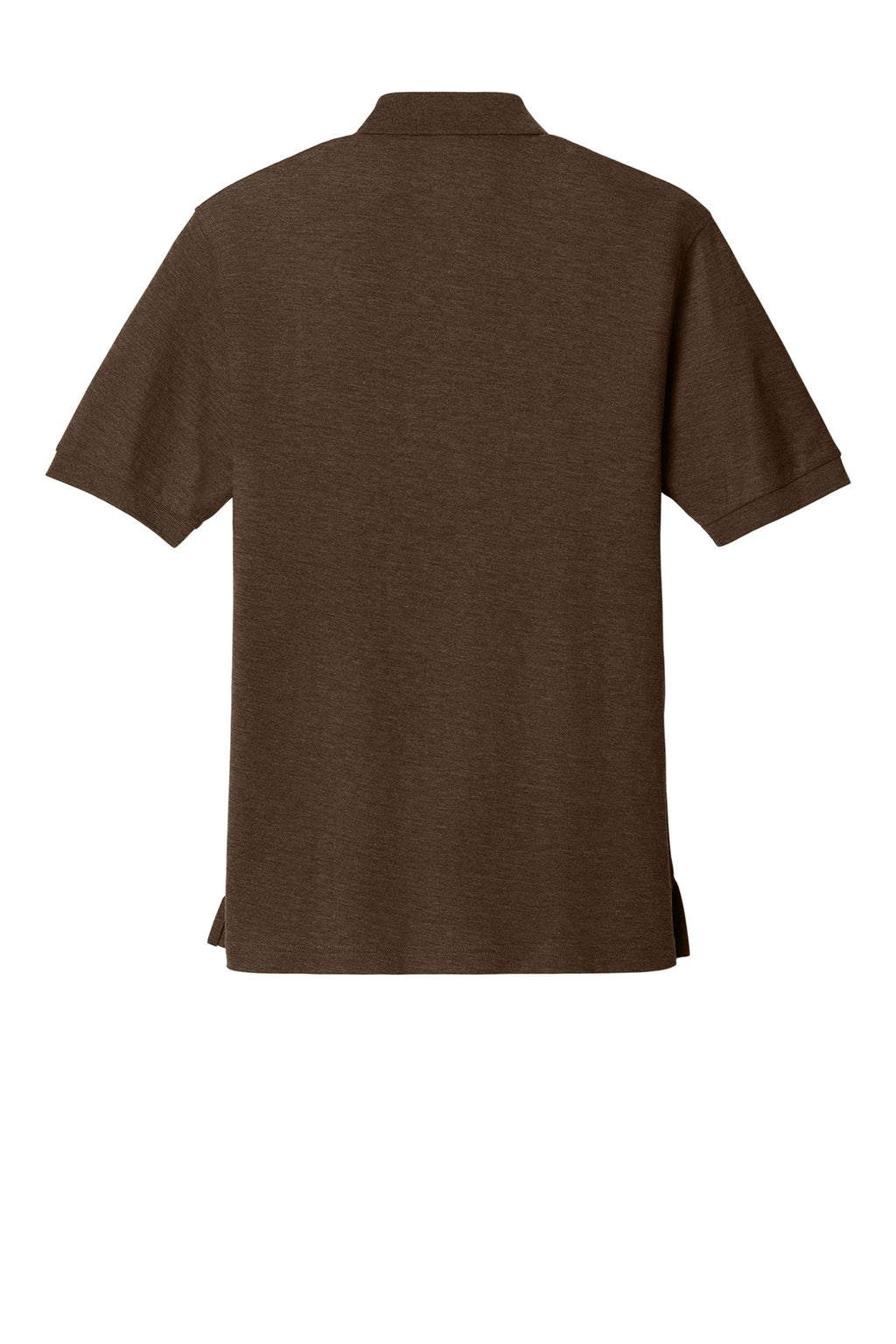Rear View of Coffee Bean Port Authority Silk Touch Polo K500