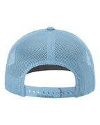 Rear View of Columbia Blue Snapback Trucker Cap - 112