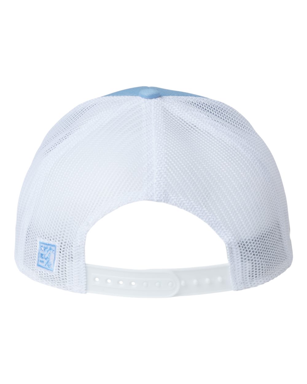 Rear View of Columbia Blue/ White Everyday Trucker Cap - GB452E