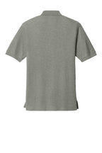 Rear View of Cool Grey Port Authority Silk Touch Polo K500