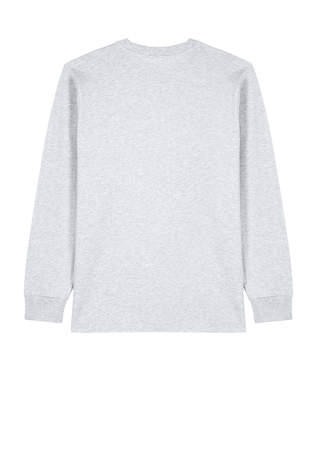 Rear View of CoolHtrGry Stanley/Stella Unisex Freestyler Heavyweight Long Sleeve Tee SXU023