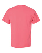 Rear View of Coral Craze Garment-Dyed T-Shirt - GDH100