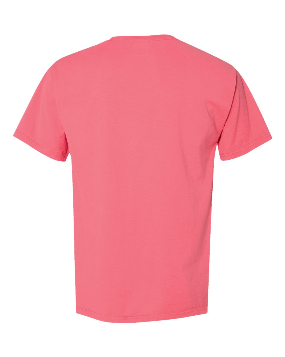 Rear View of Coral Craze Garment-Dyed T-Shirt - GDH100