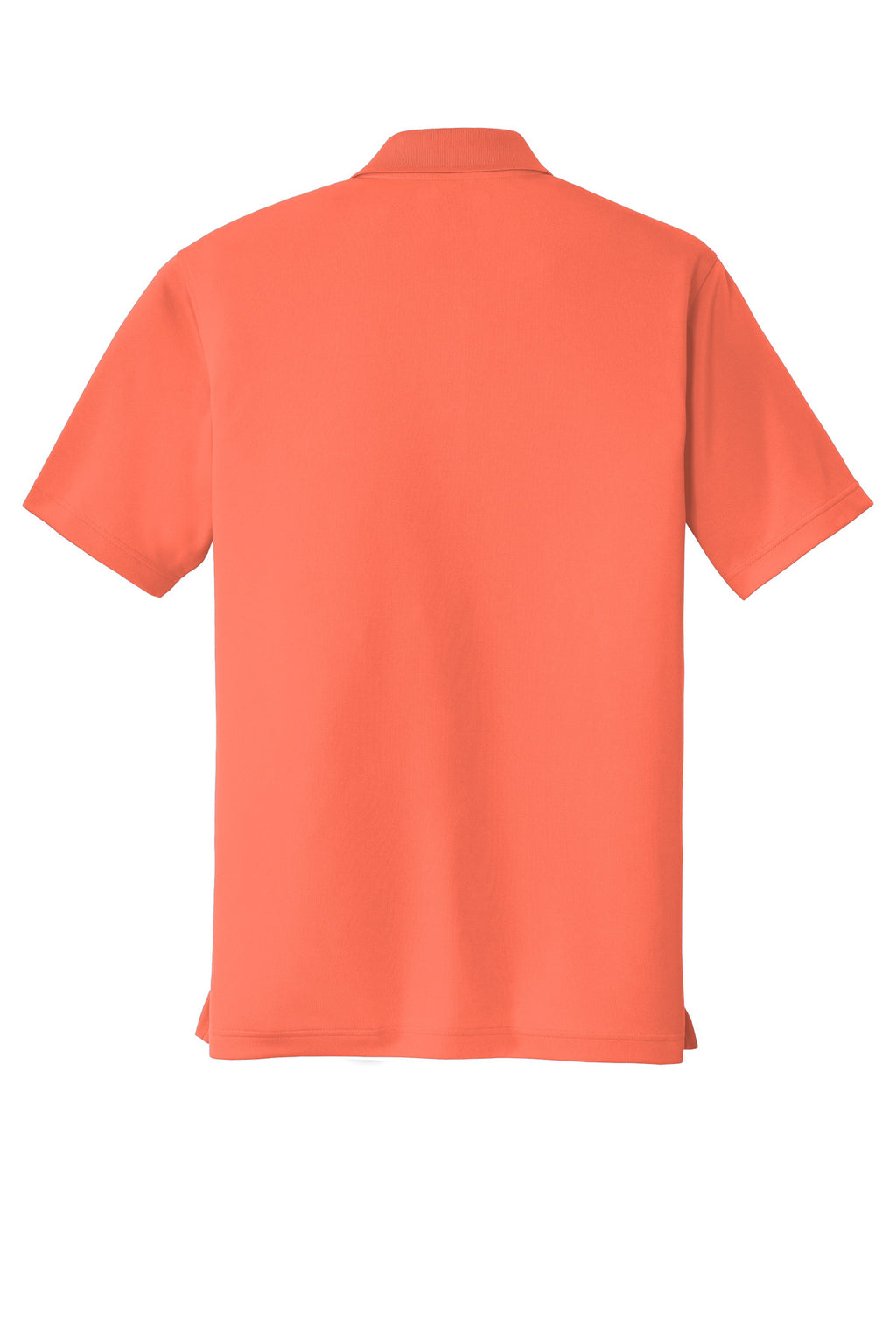 Rear View of Coral Splash Port Authority Dry Zone UV Micro-Mesh Polo. K110
