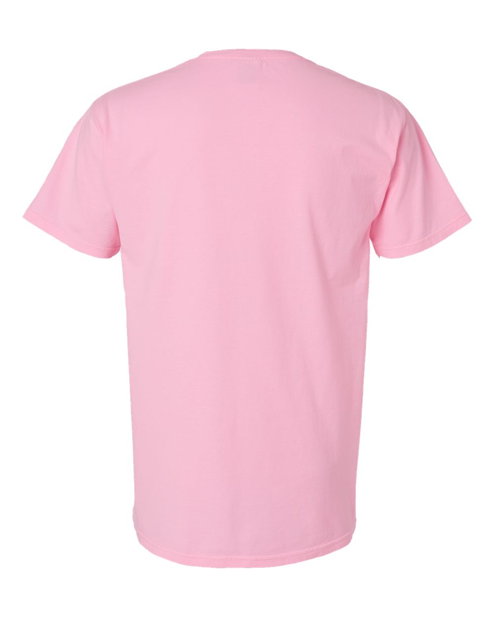 Rear View of Cotton Candy Garment-Dyed Pocket T-Shirt - GDH150