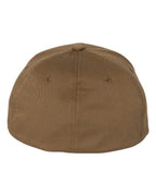 Rear View of Coyote Brown Cotton Blend Cap - 6277