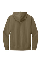 Rear View of CoyoteBrn District V.I.T. Fleece Hoodie DT6100