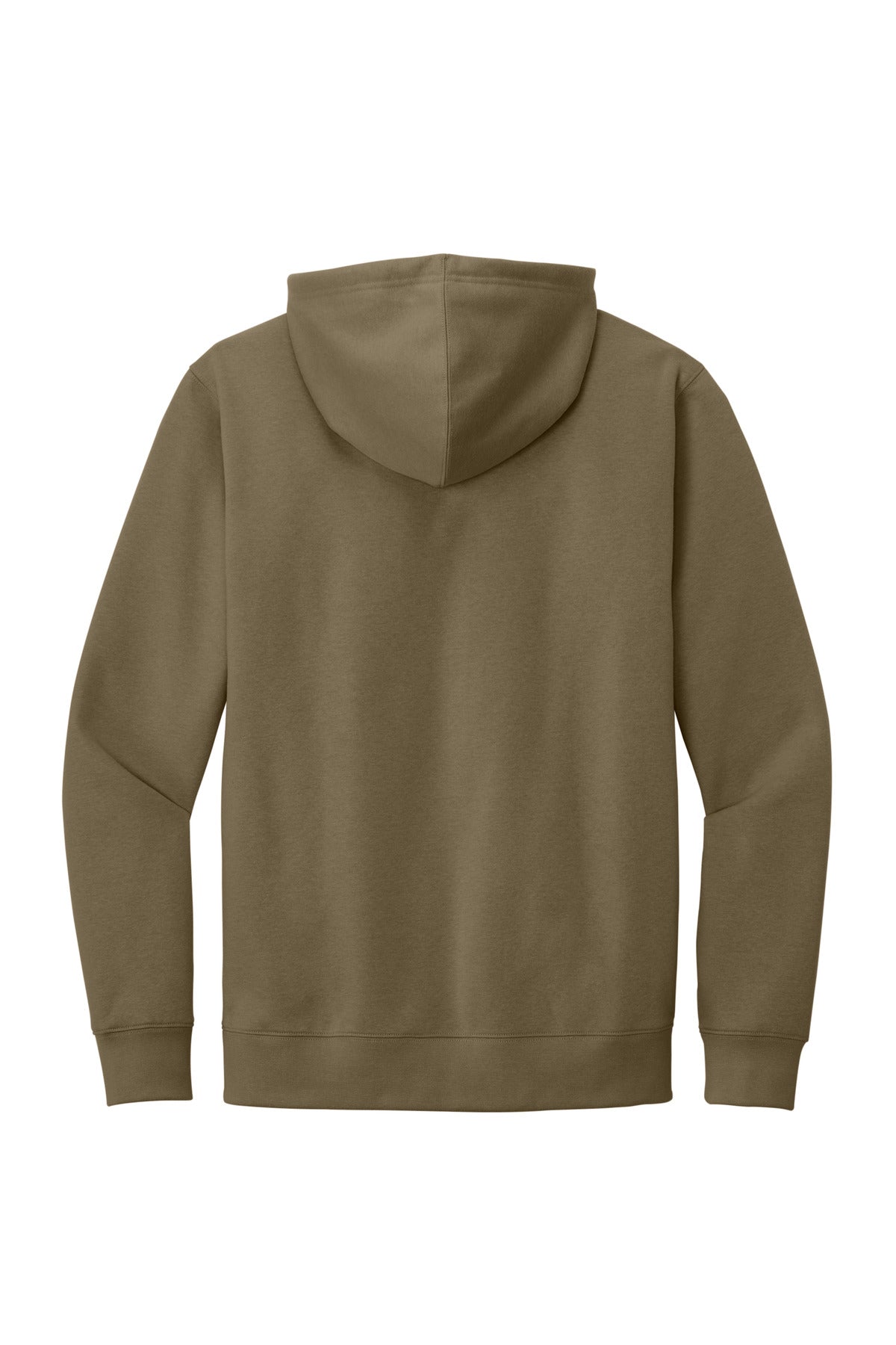 Rear View of CoyoteBrn District V.I.T. Fleece Hoodie DT6100
