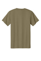 Rear View of CoyoteBrn Port & Co Essential Tee. PC61