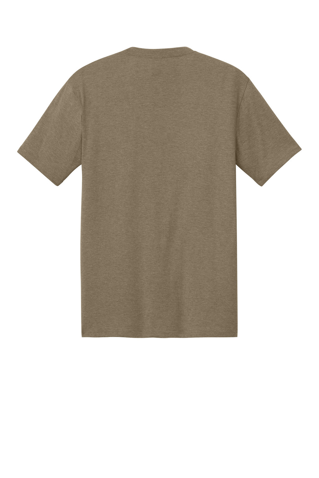 Rear View of CoyteBrnHr District Perfect Tri Tee. DM130