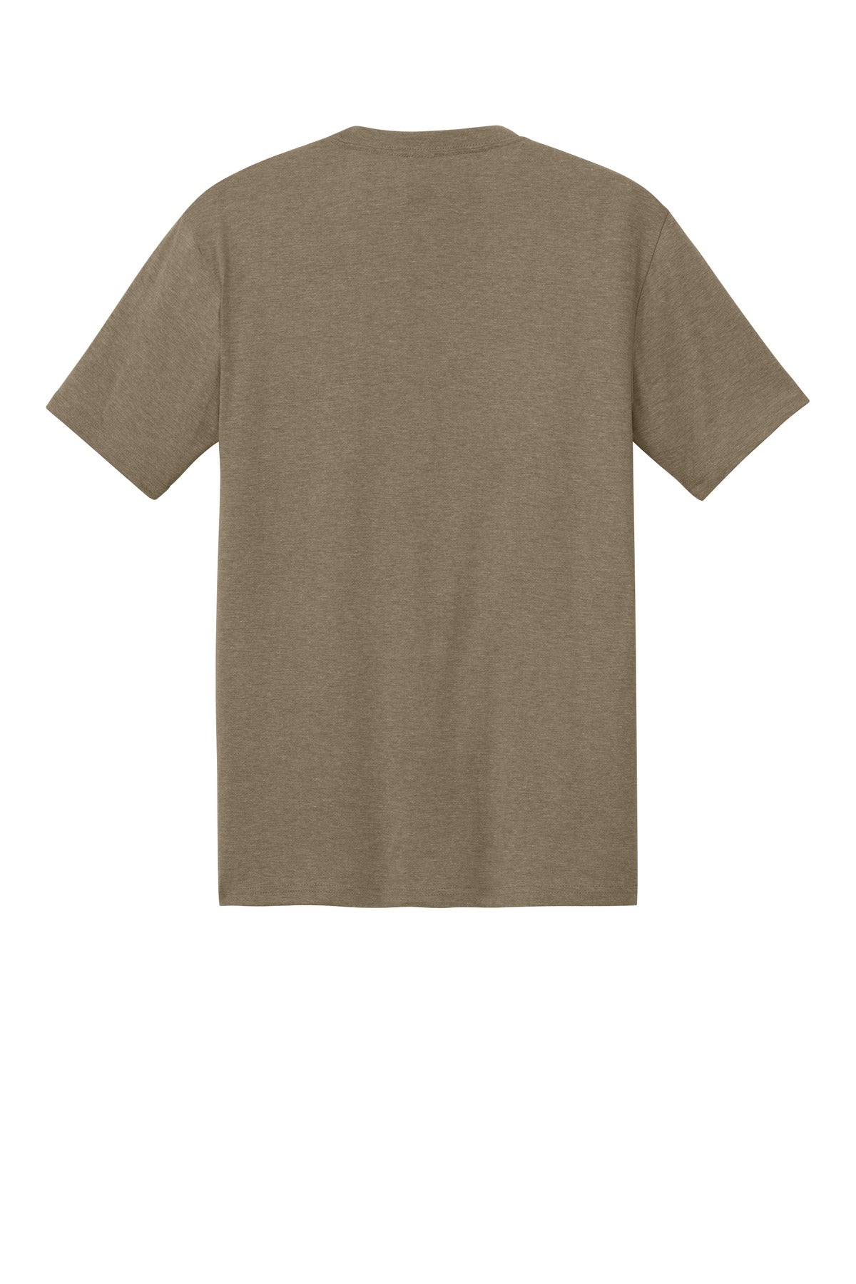 Rear View of CoyteBrnHr District Perfect Tri Tee. DM130