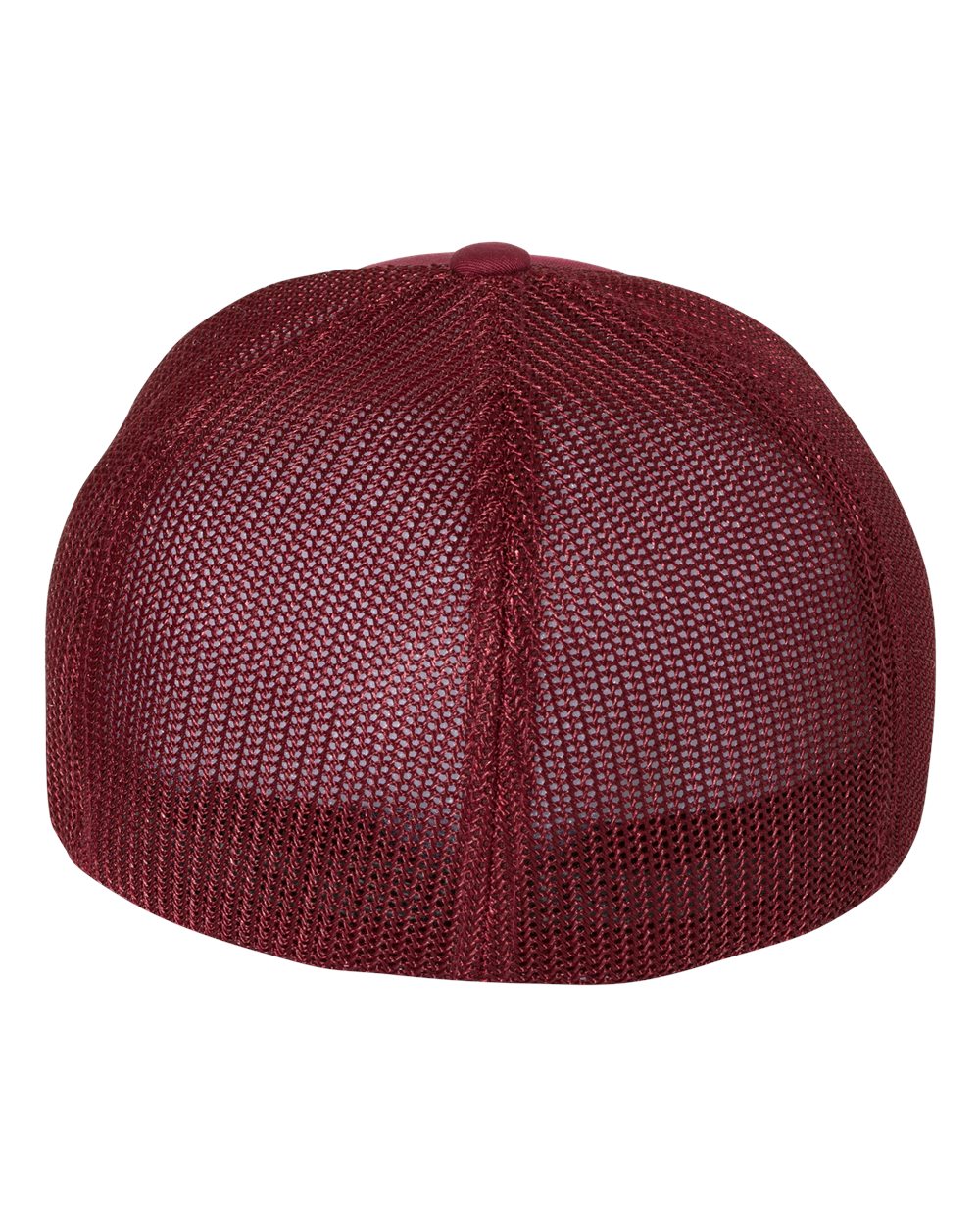 Rear View of Cranberry Trucker Cap - 6511