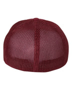 Rear View of Cranberry Trucker Cap - 6511