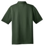 Rear View of Dark Green CornerStone - Select Snag-Proof Polo. CS412