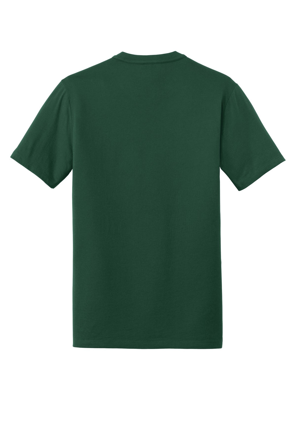 Rear View of Dark Green New Era Heritage Blend Crew Tee. NEA100