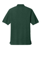 Rear View of Dark Green Port Authority Silk Touch Polo K500