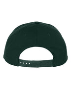 Rear View of Dark Green Pro Twill Snapback Cap - 212