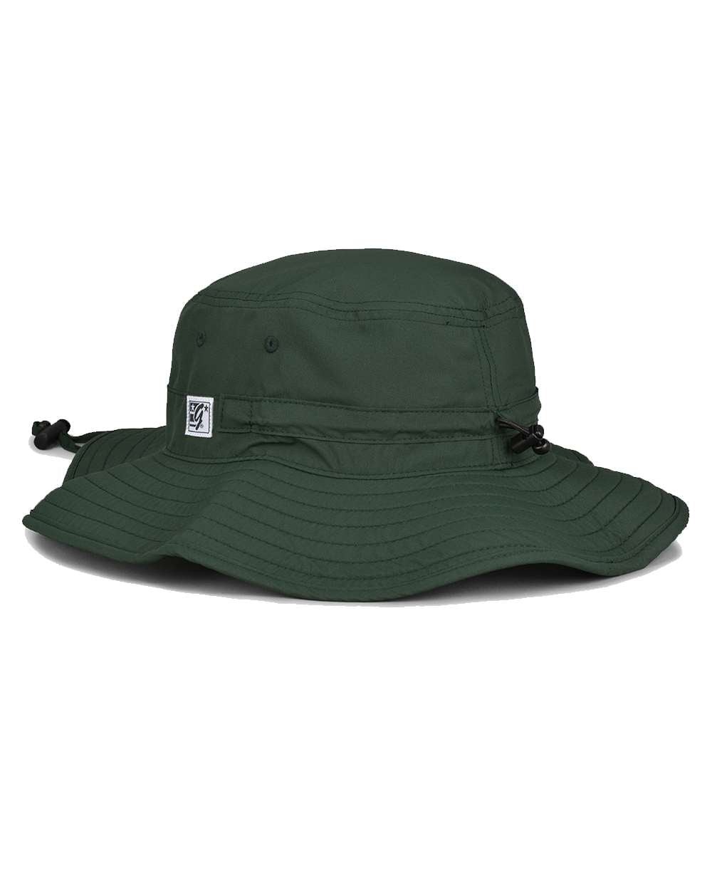 Rear View of Dark Green Ultralight Booney - GB400