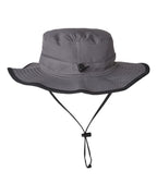 Rear View of Dark Grey/ Black Ultralight Booney - GB400
