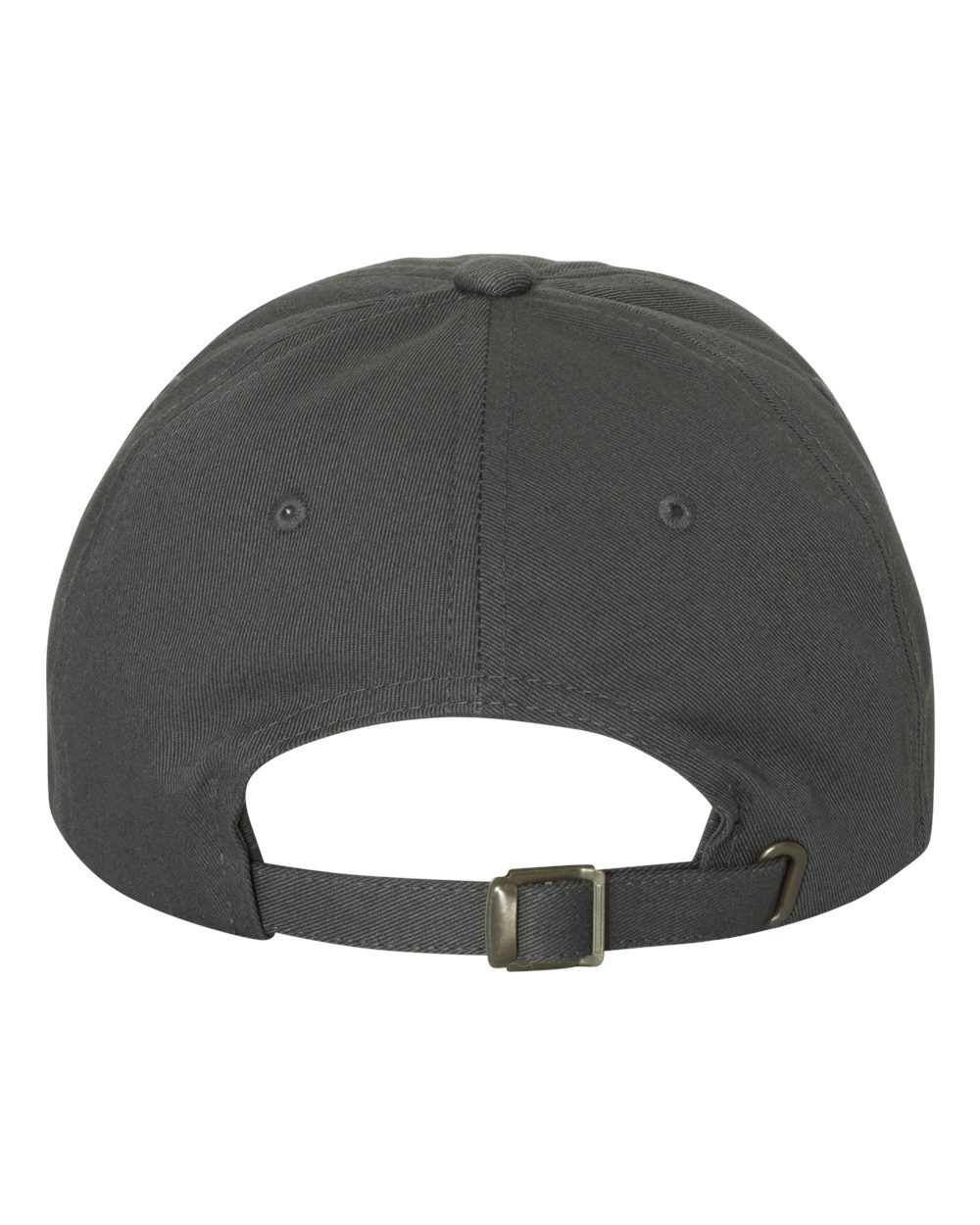 Rear View of Dark Grey Classic Dad Hat - 6245CM