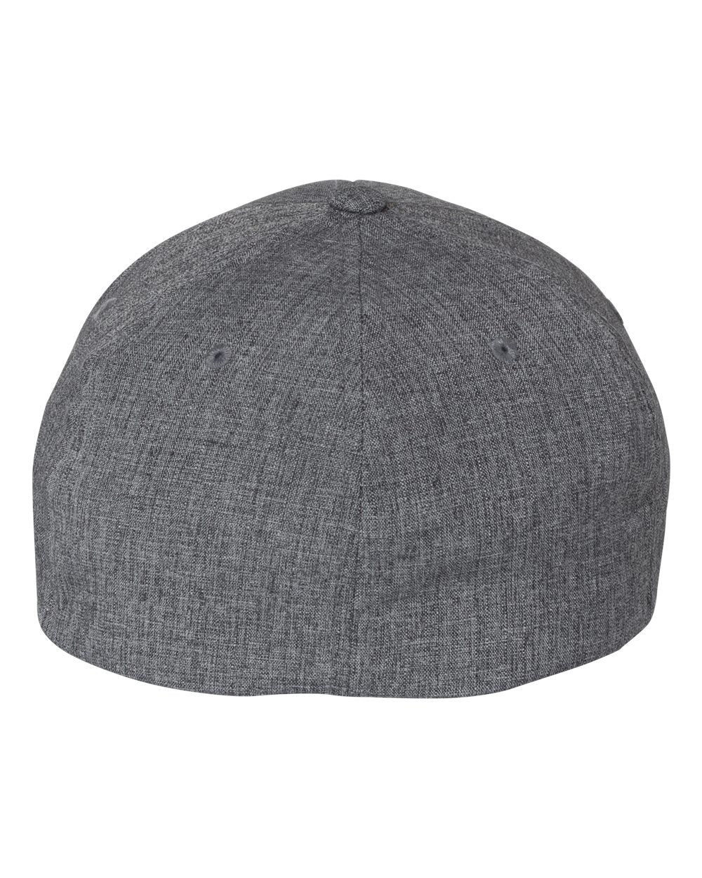 Rear View of Dark Grey Heatherlight™ Mélange Cap - 6350