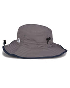 Rear View of Dark Grey/ Navy Ultralight Booney - GB400