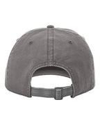 Rear View of Dark Grey Odell Cap - 324RE
