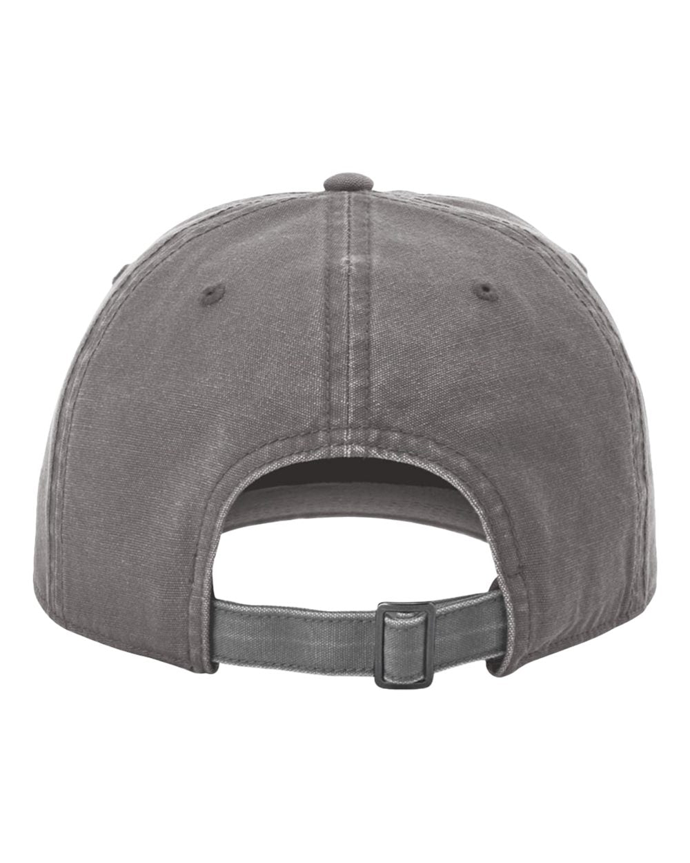 Rear View of Dark Grey Odell Cap - 324RE