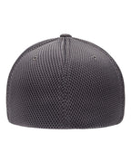 Rear View of Dark Grey Ultrafiber Mesh Cap - 6533