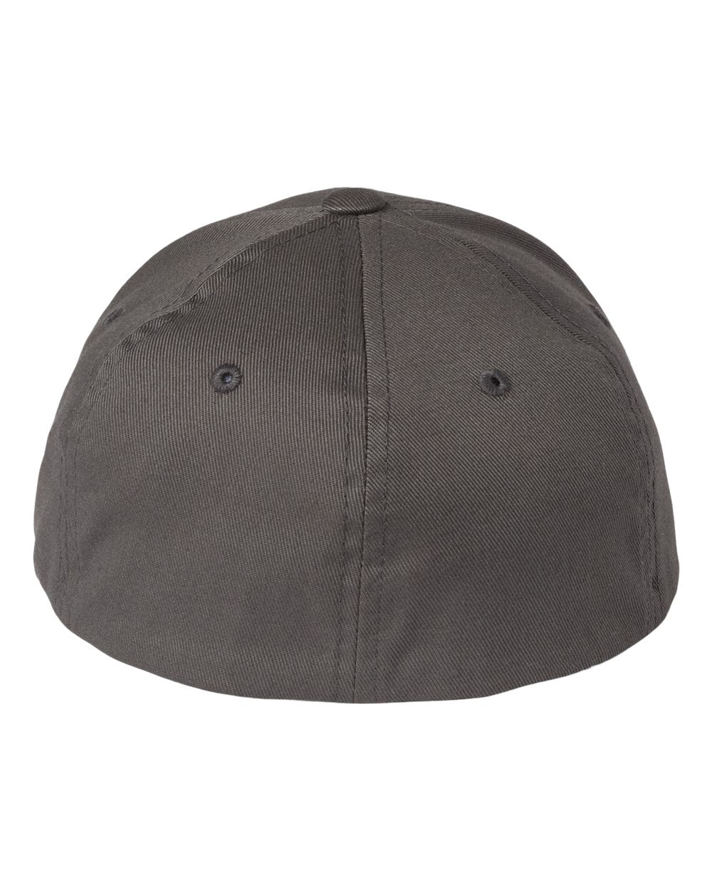 Rear View of Dark Grey Youth Cotton Blend Cap - 6277Y